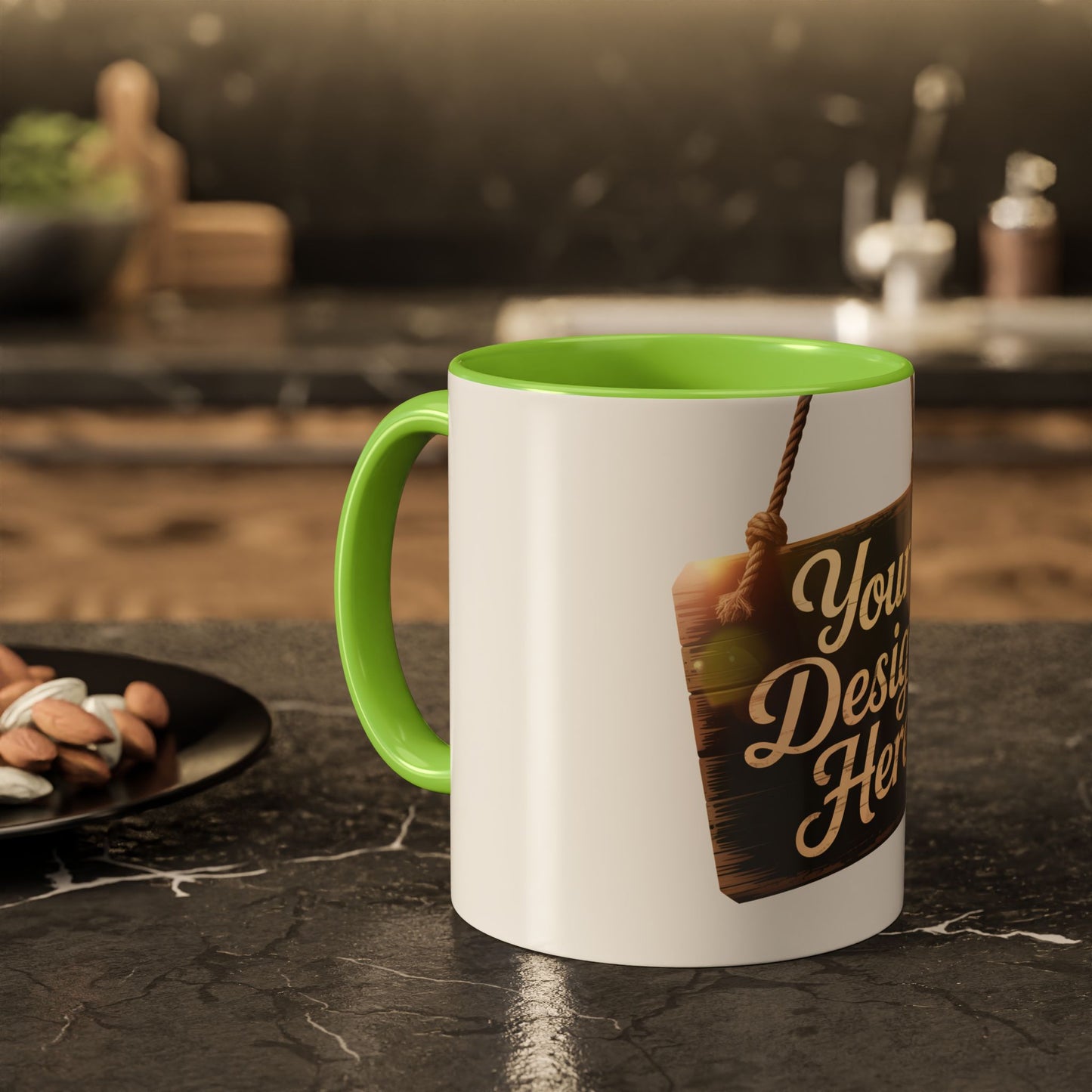 Vibrant Personalized Colorful Mugs