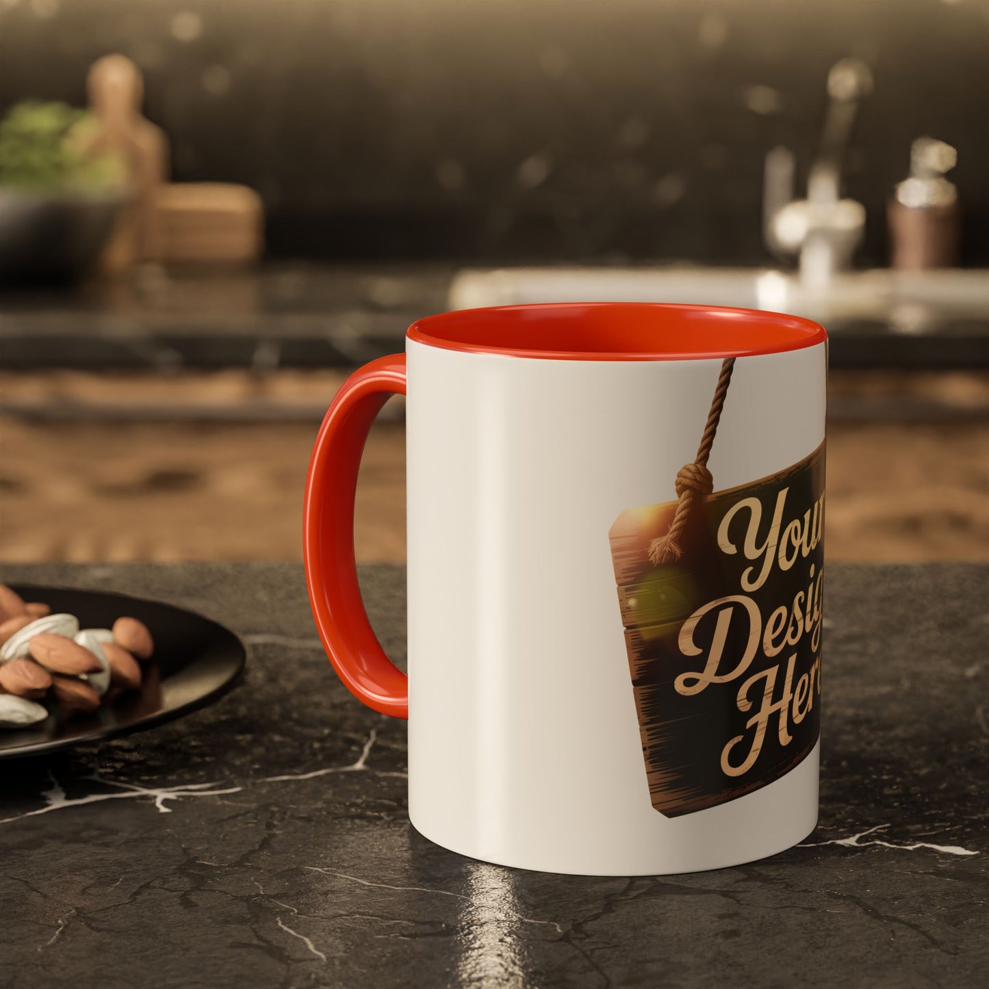 Vibrant Personalized Colorful Mugs