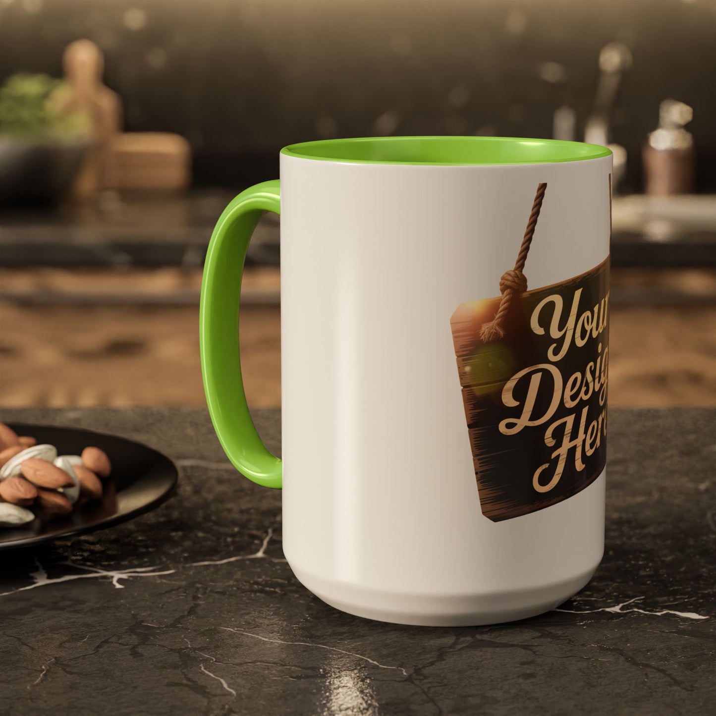 Vibrant Personalized Colorful Mugs