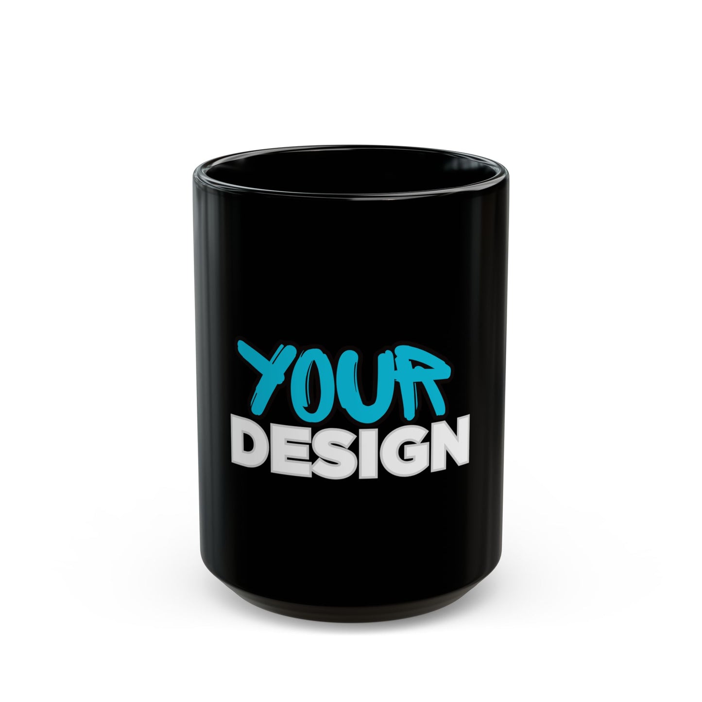 Customizable Black Coffee Mug