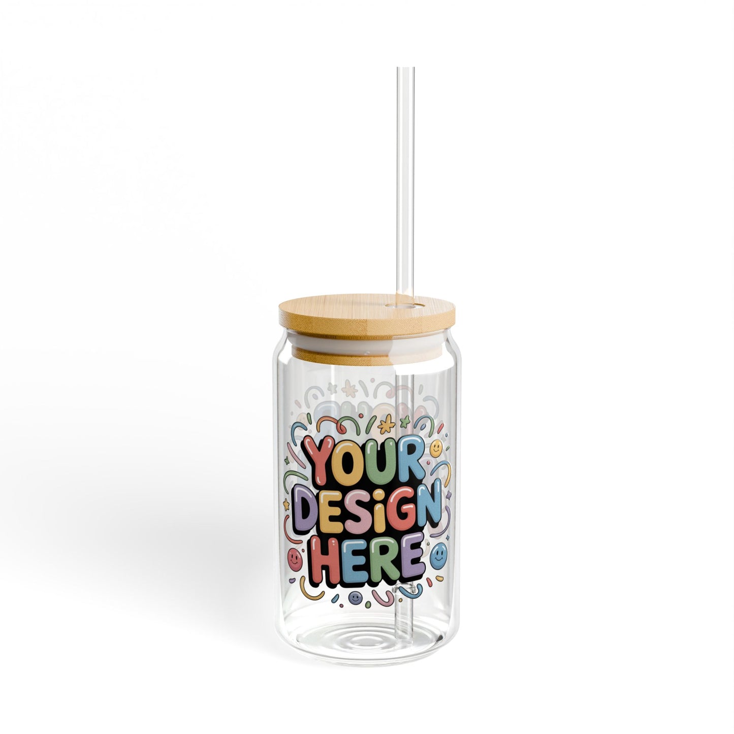 Custom 16oz Sipper Glass