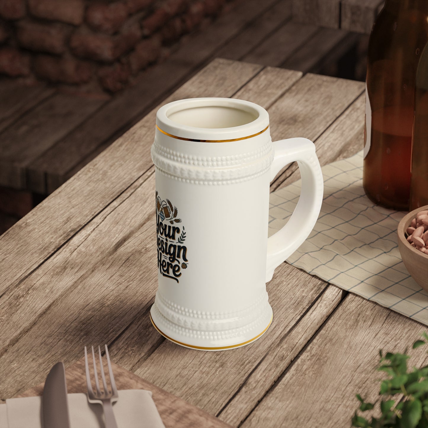 Ceramic Beer Stein Mug