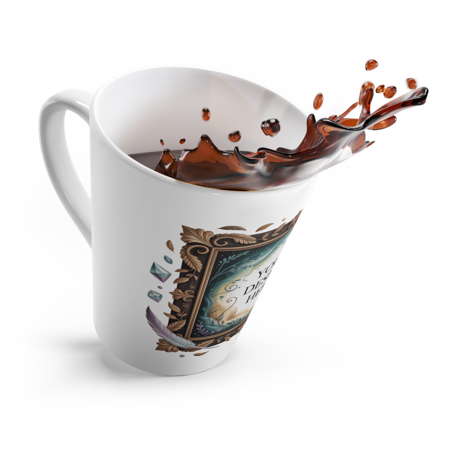 Custom Ceramic Latte Mug