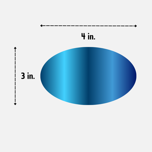 Oval Custom Magnet (3" x 4")