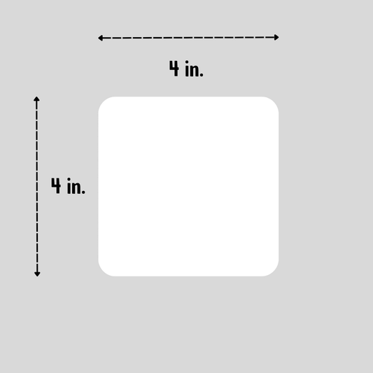 Square Custom Magnet (4" x 4")