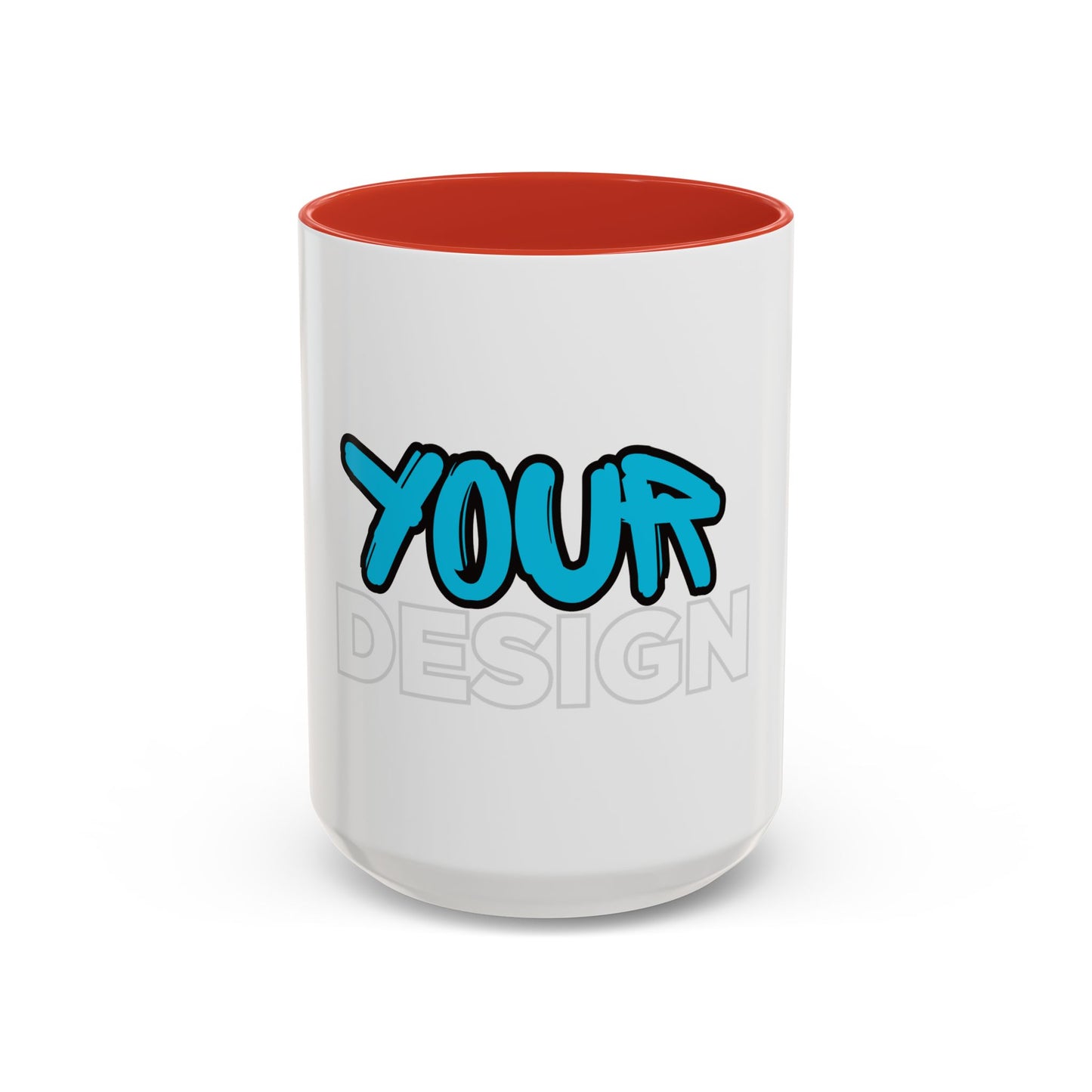 Customizable Accent Coffee Mug