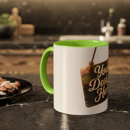 Vibrant Personalized Colorful Mugs