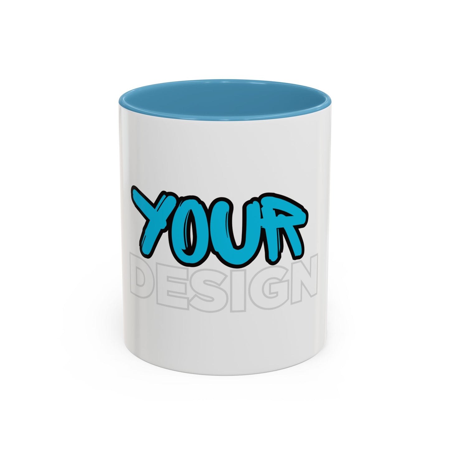 Customizable Accent Coffee Mug