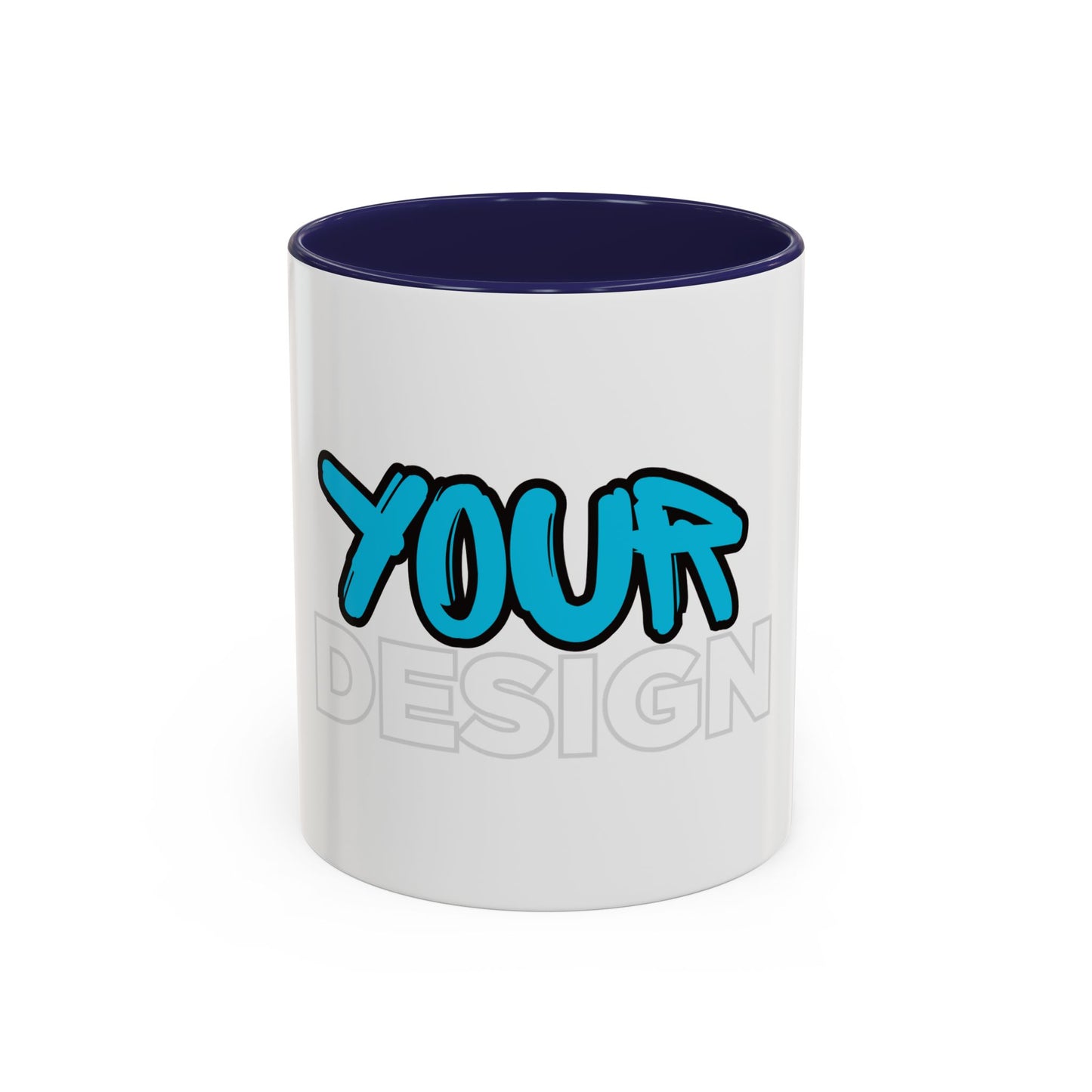 Customizable Accent Coffee Mug