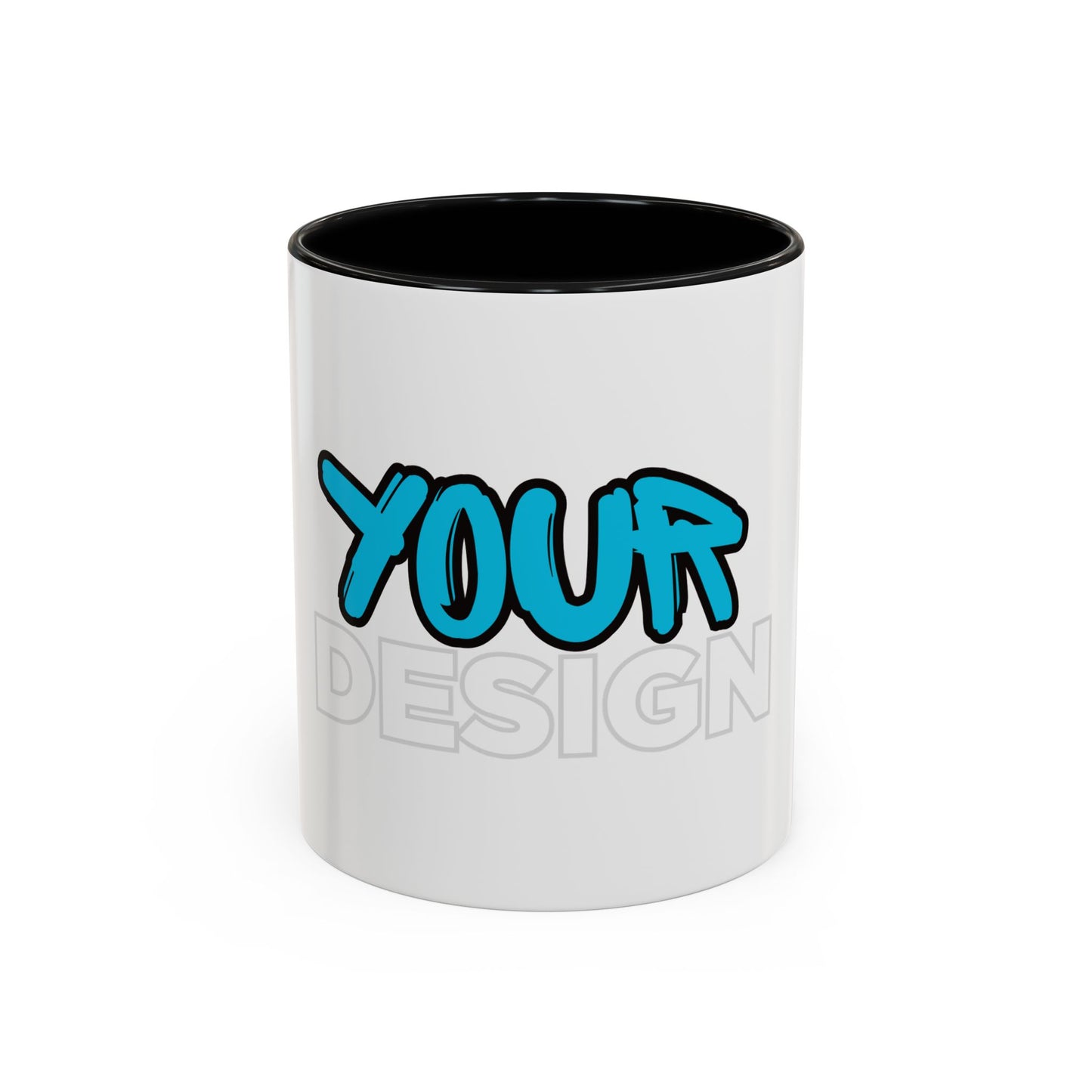 Customizable Accent Coffee Mug