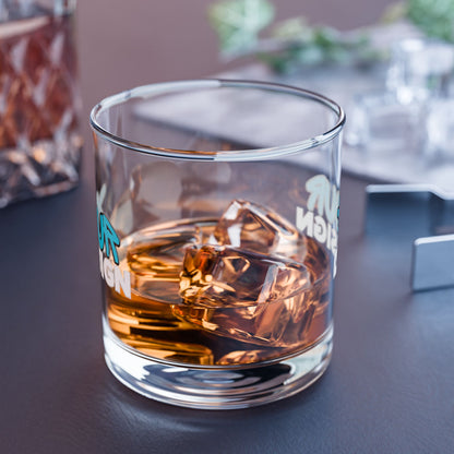 Custom Modern Rocks Glass