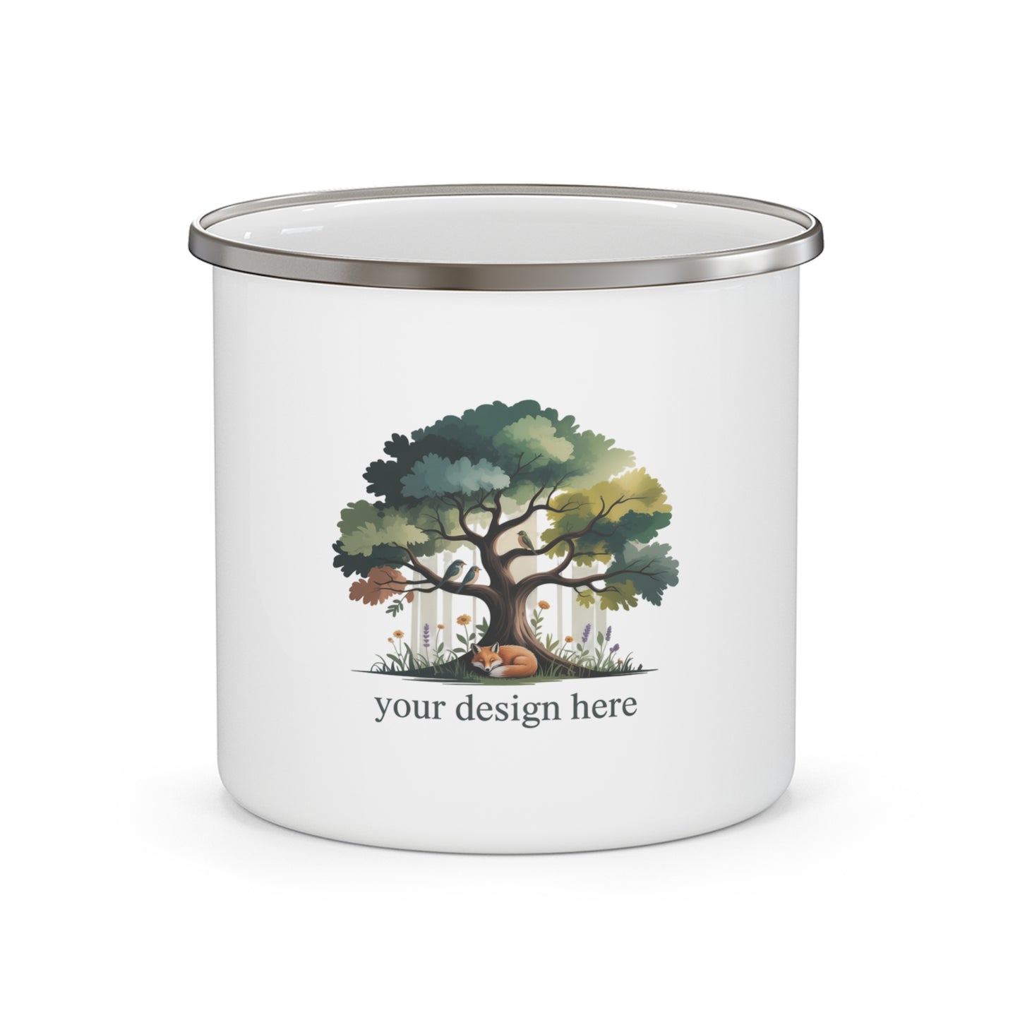 Adventure Enamel Camping Mug