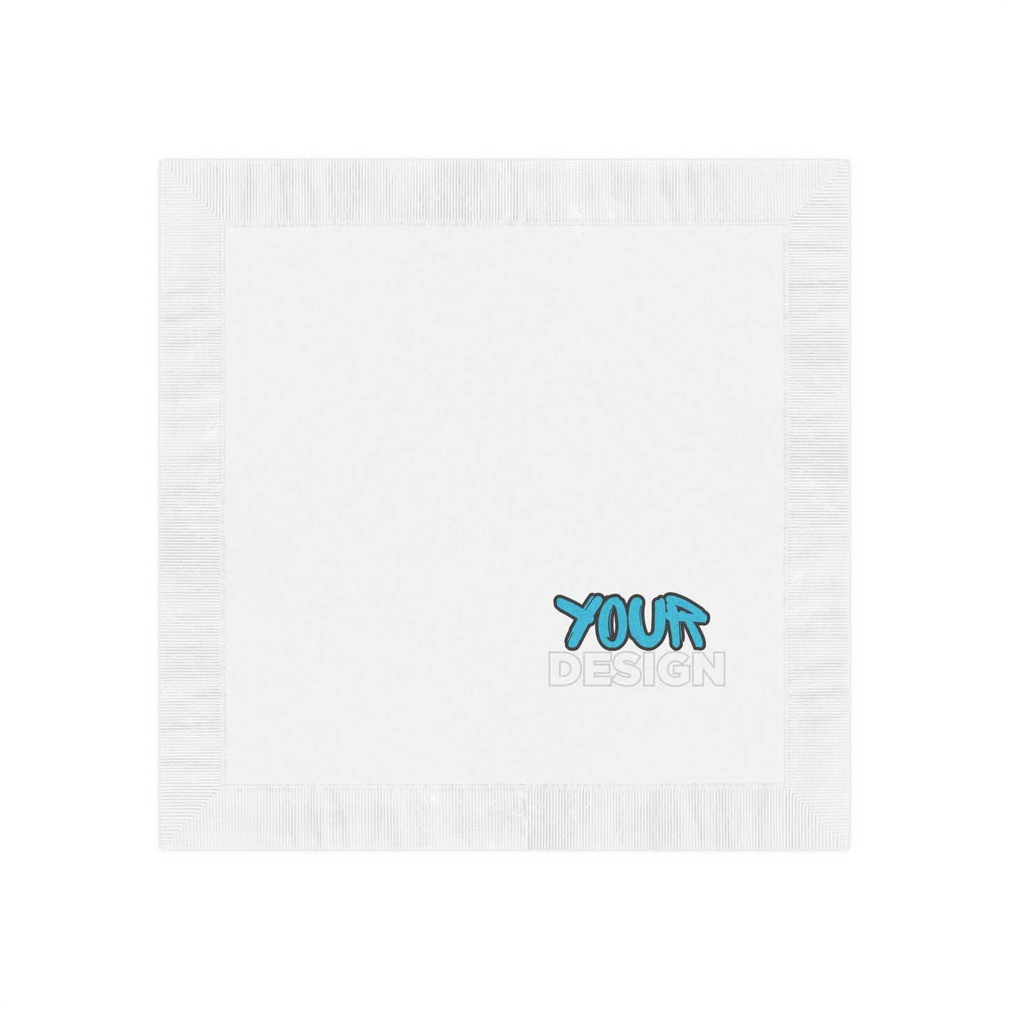 White Coined Napkins