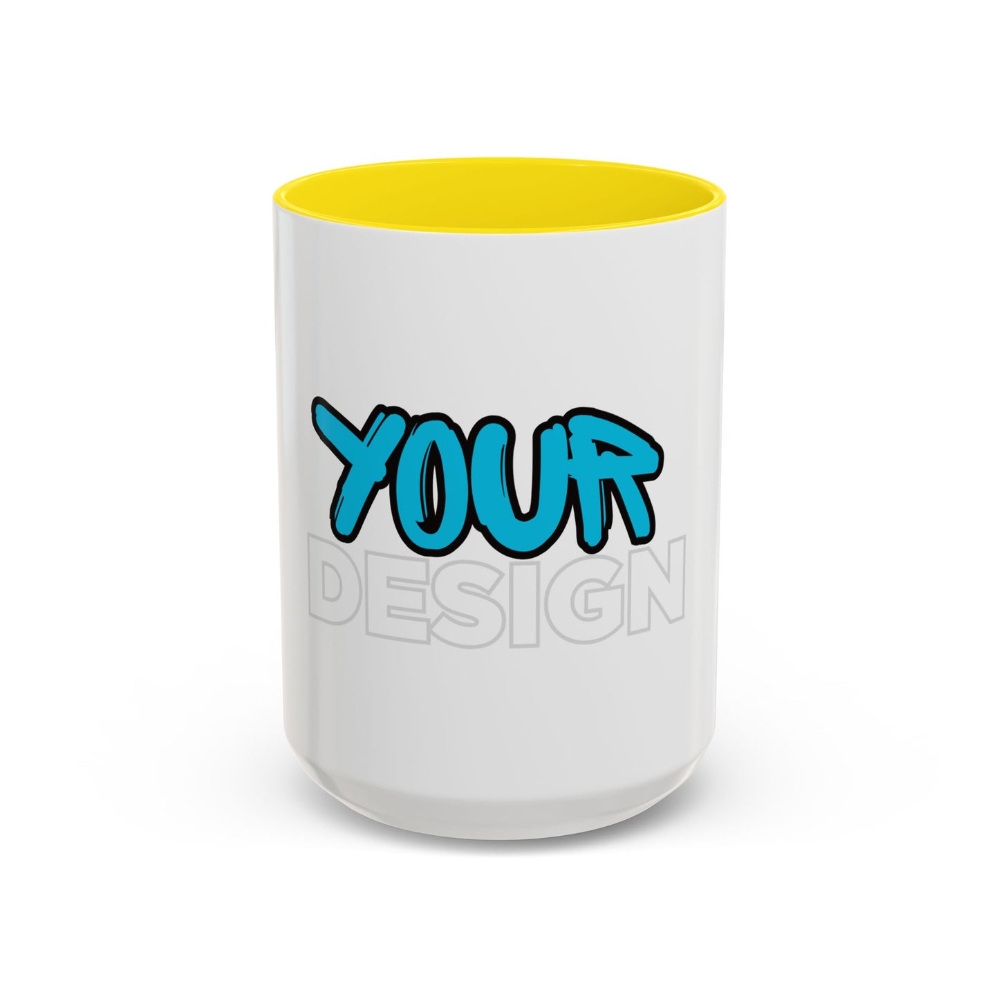 Customizable Accent Coffee Mug