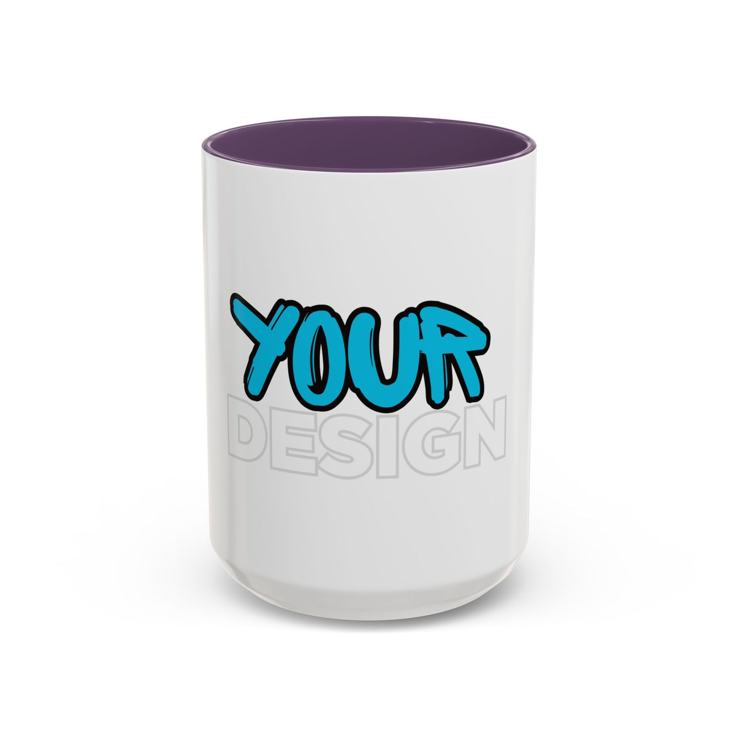 Customizable Accent Coffee Mug