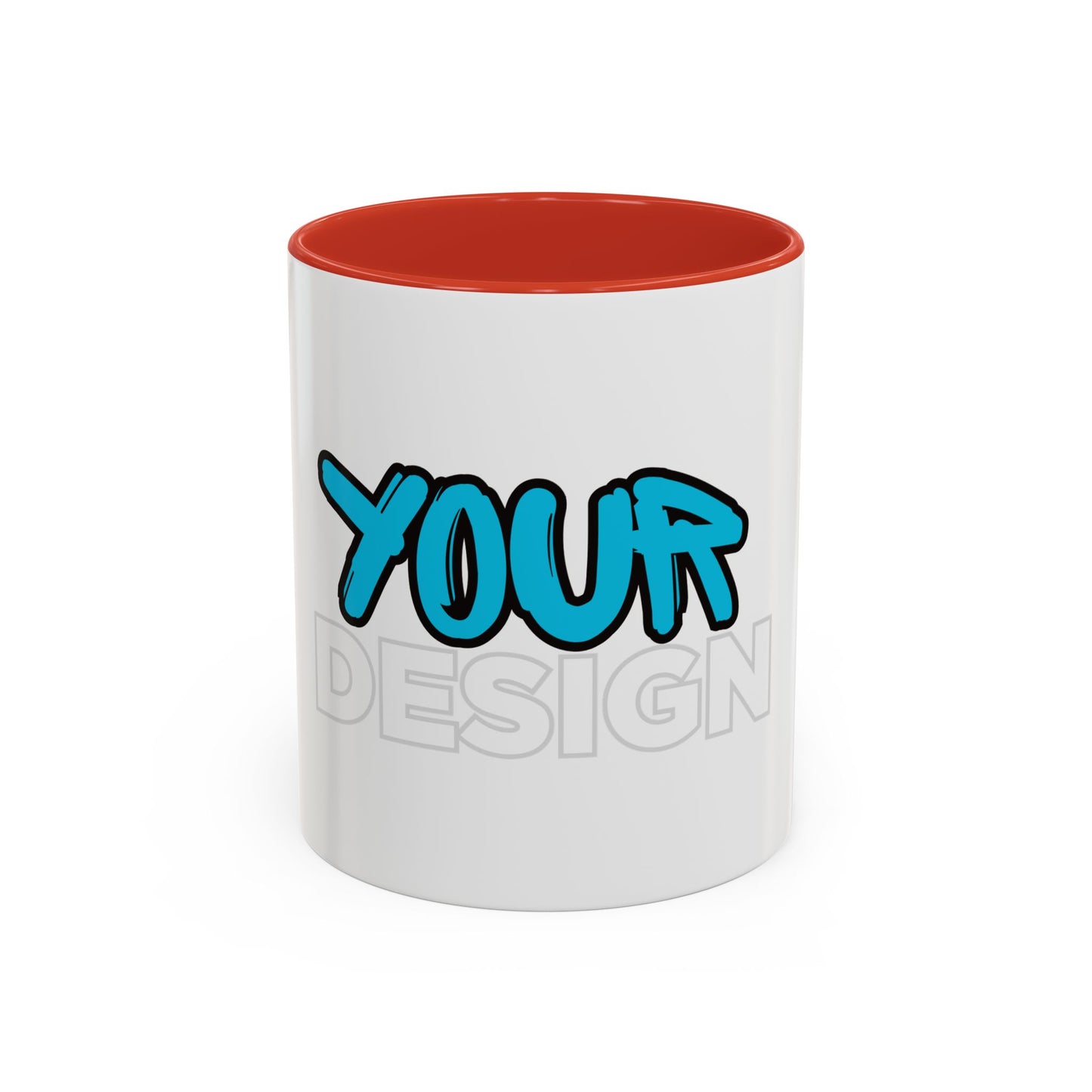 Customizable Accent Coffee Mug