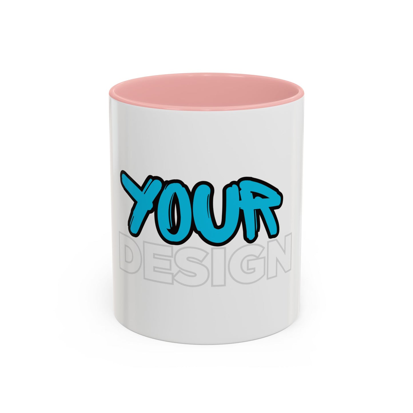 Customizable Accent Coffee Mug