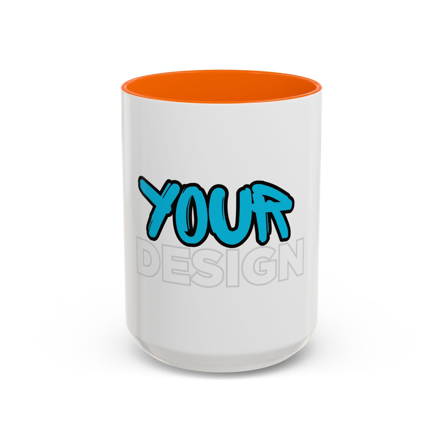 Customizable Accent Coffee Mug