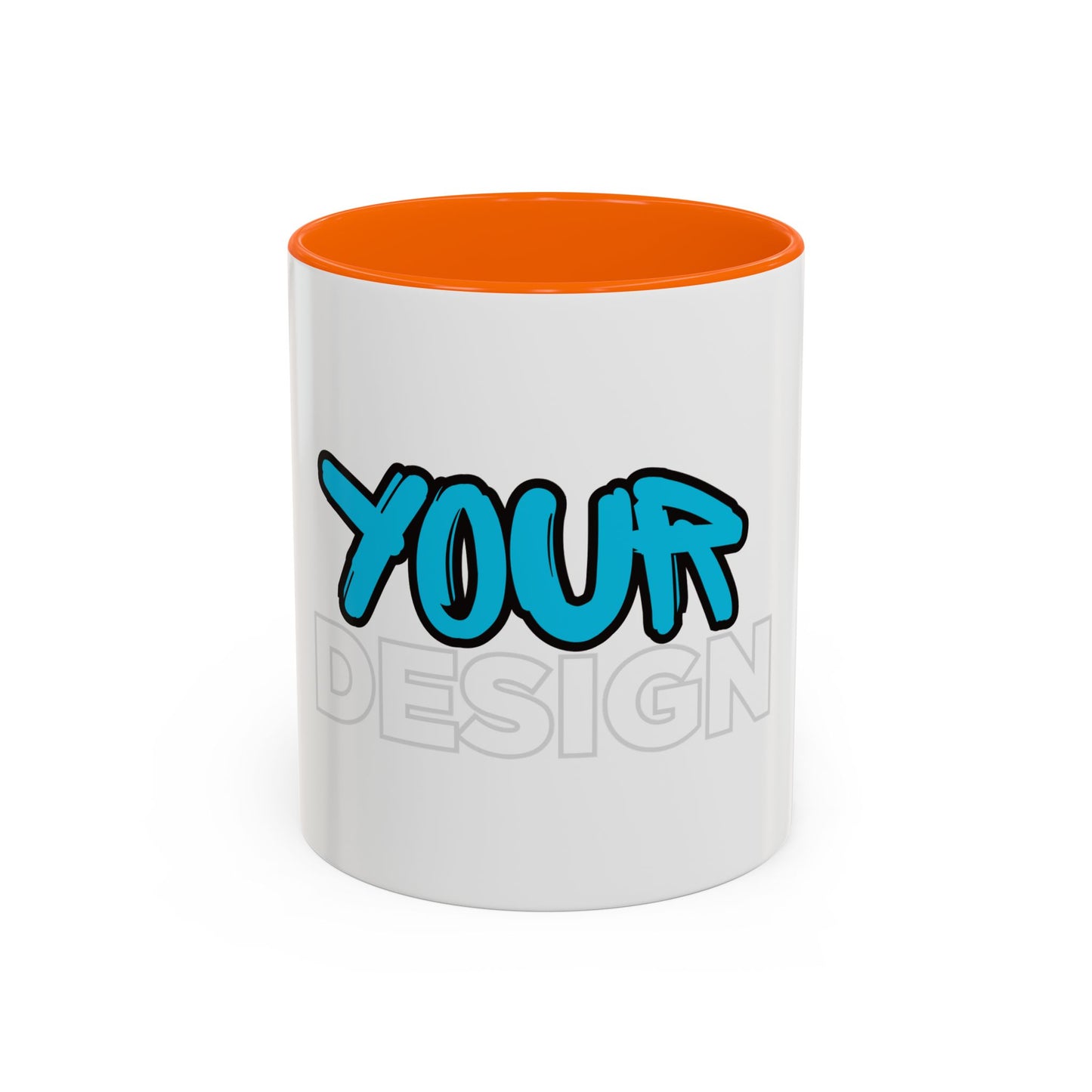 Customizable Accent Coffee Mug