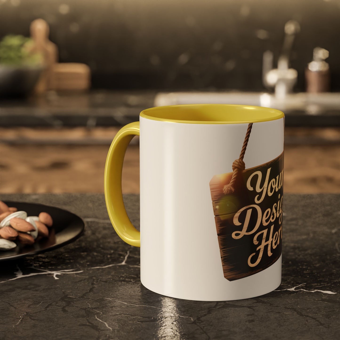 Vibrant Personalized Colorful Mugs