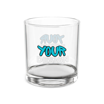 Custom Modern Rocks Glass