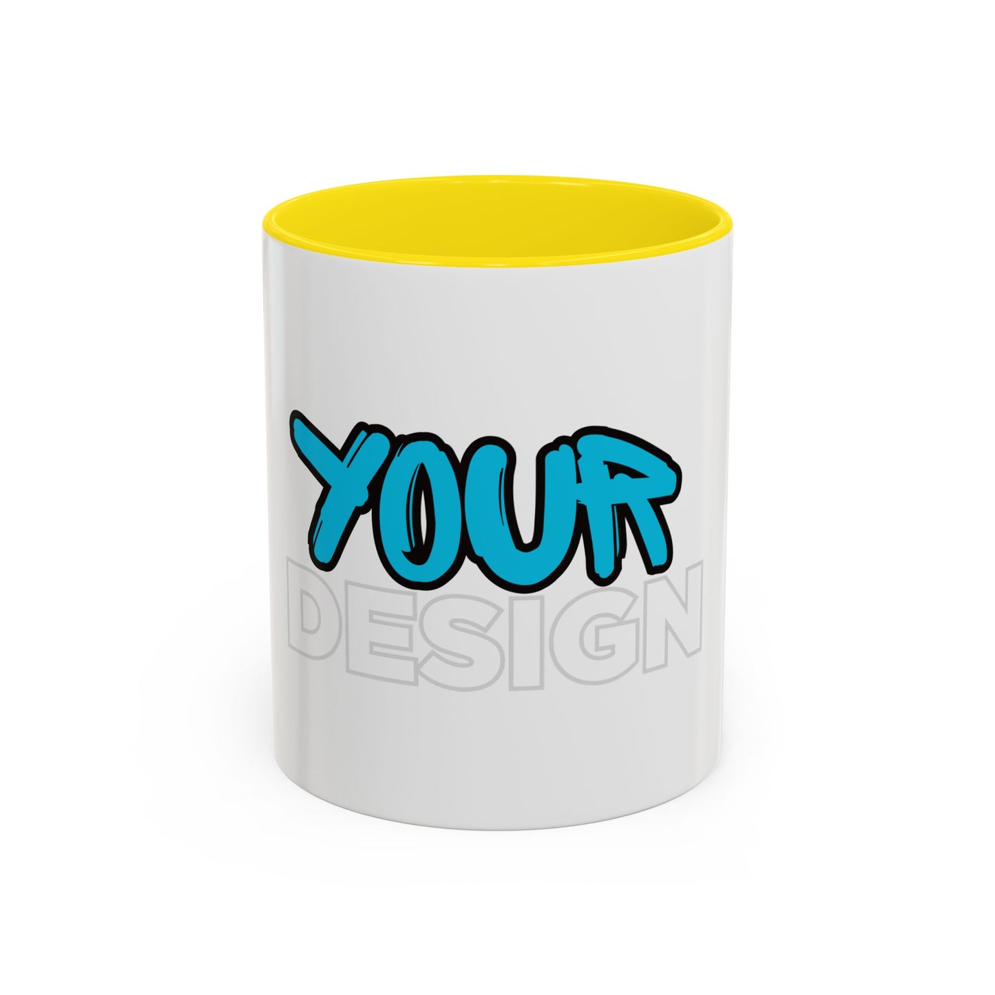 Customizable Accent Coffee Mug