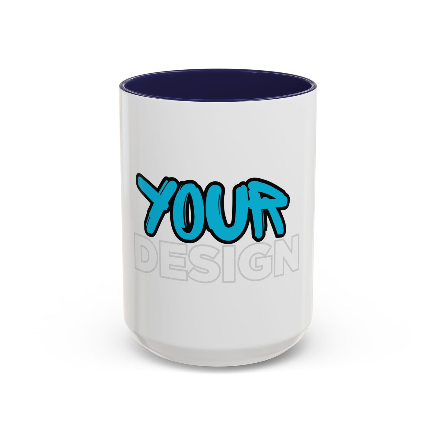 Customizable Accent Coffee Mug