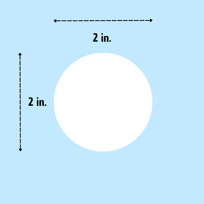 Circle Custom Magnet (2" x 2")