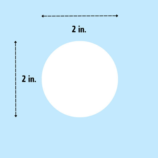 Circle Custom Magnet (2" x 2")