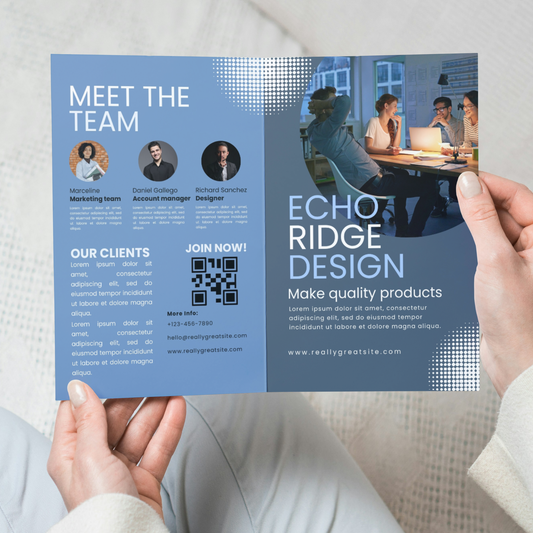 Half-Fold Brochure (11″ × 17″)