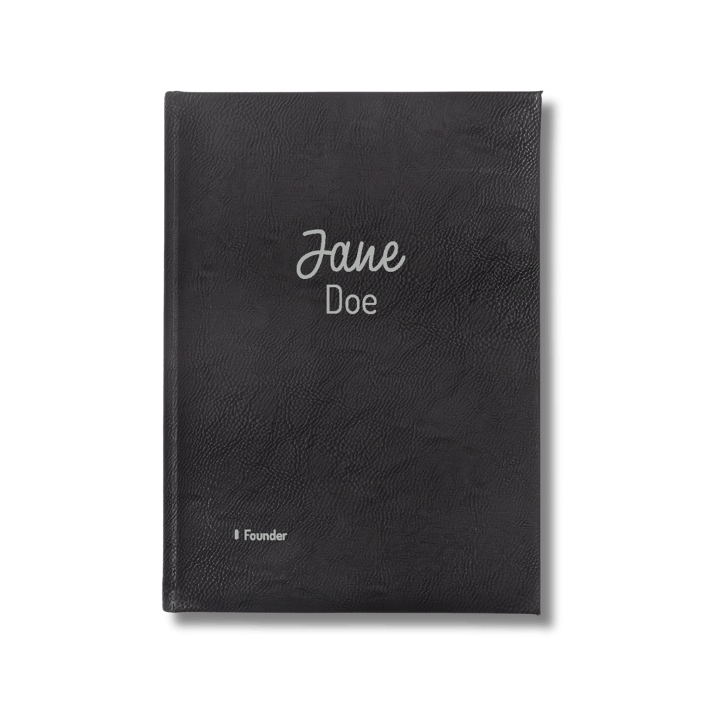 Large Faux Leather Journal