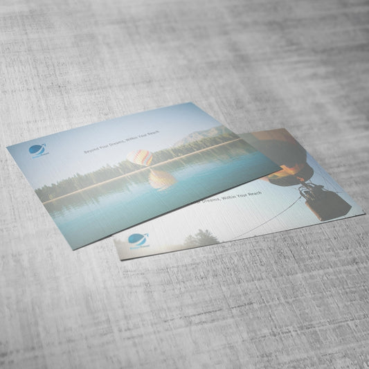 Uncoated Linen Postcards - 13pt