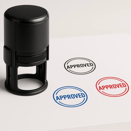 Medium Round Self-Inking Stamp