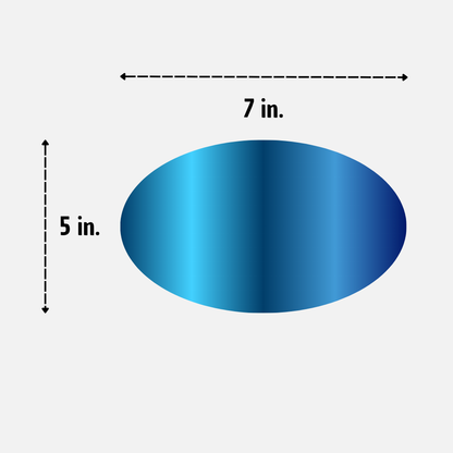 Extra-Large Oval Magnet (5" x 7")