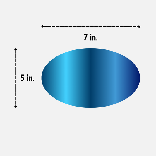 Extra-Large Oval Magnet (5" x 7")