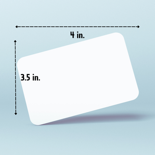 Rectangular Custom Magnet (3.5" x 4")