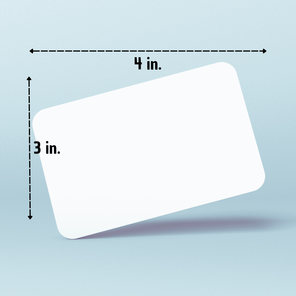 Rectangular Custom Magnet (3" x 4")