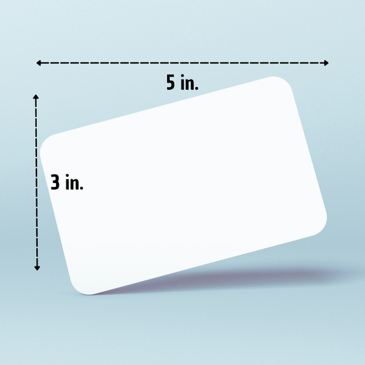 Rectangular Custom Magnet (3" x 5")