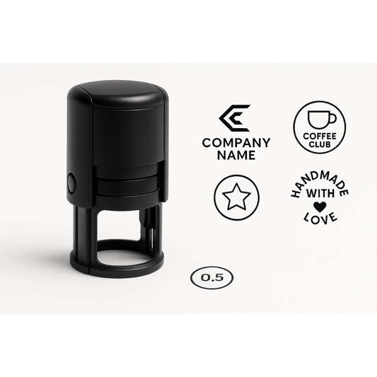 Small Round Self-Inking Stamp
