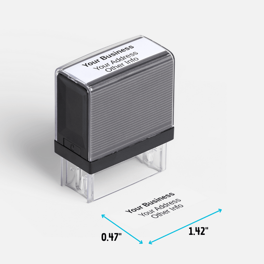 Small Rectangular Self-Inking Stamp