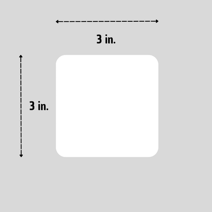 Square Custom Magnet (3" x 3")