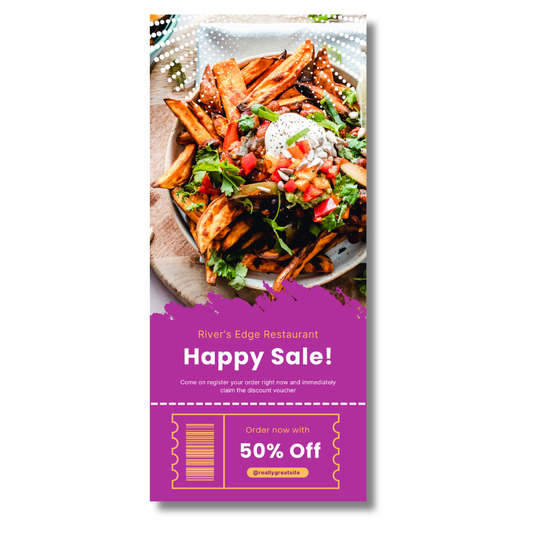 Tear-Off Rack Cards (4″ × 9″)