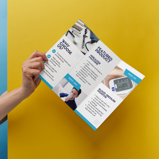 Tri-Fold Brochure (9″ × 16″)