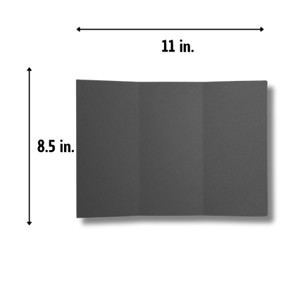 Classic Tri-Fold Menu (8.5" x 11")
