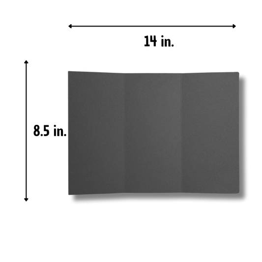 Spacious Tri-Fold Menu (8.5" x 14")